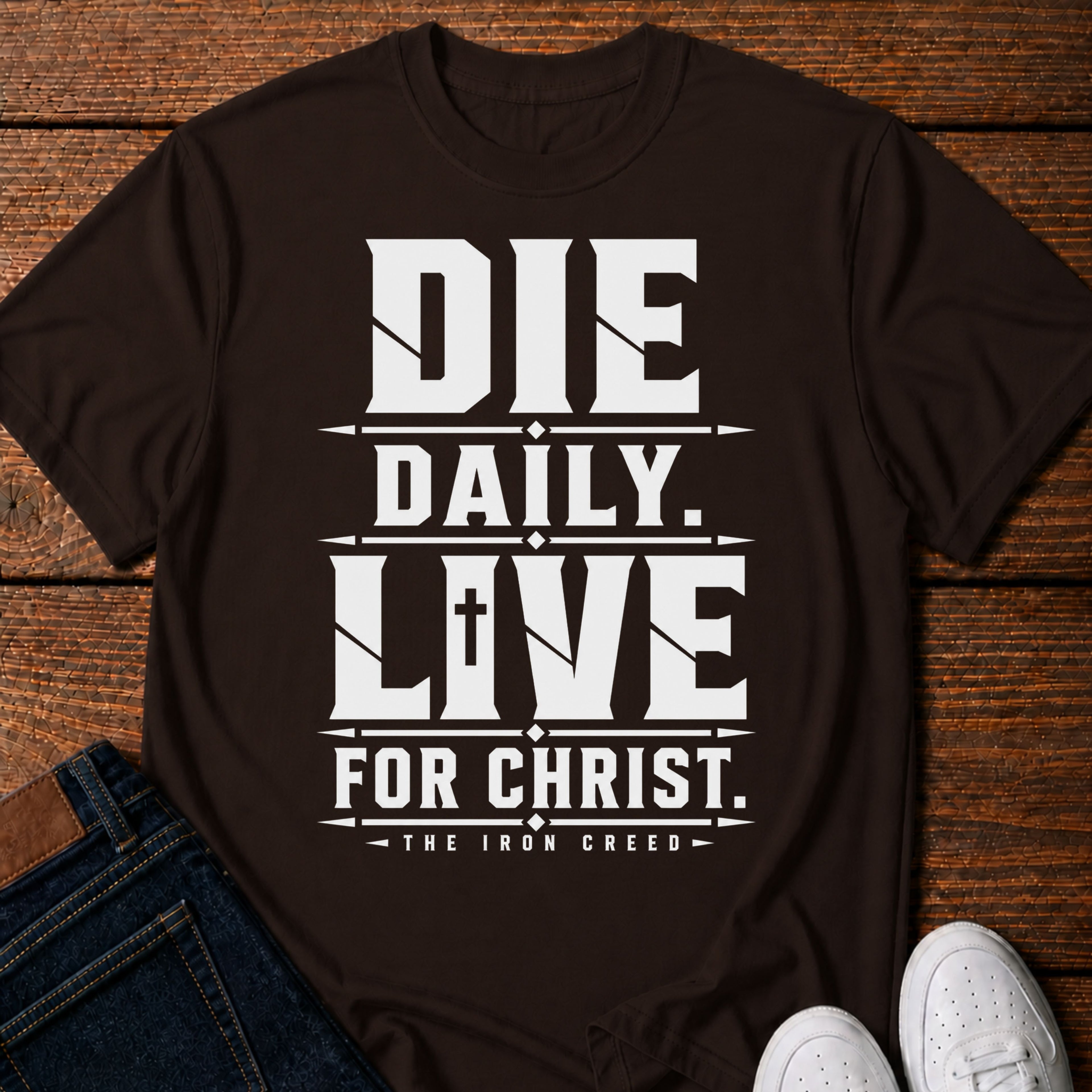Die Daily. Live for Christ. T-Shirt