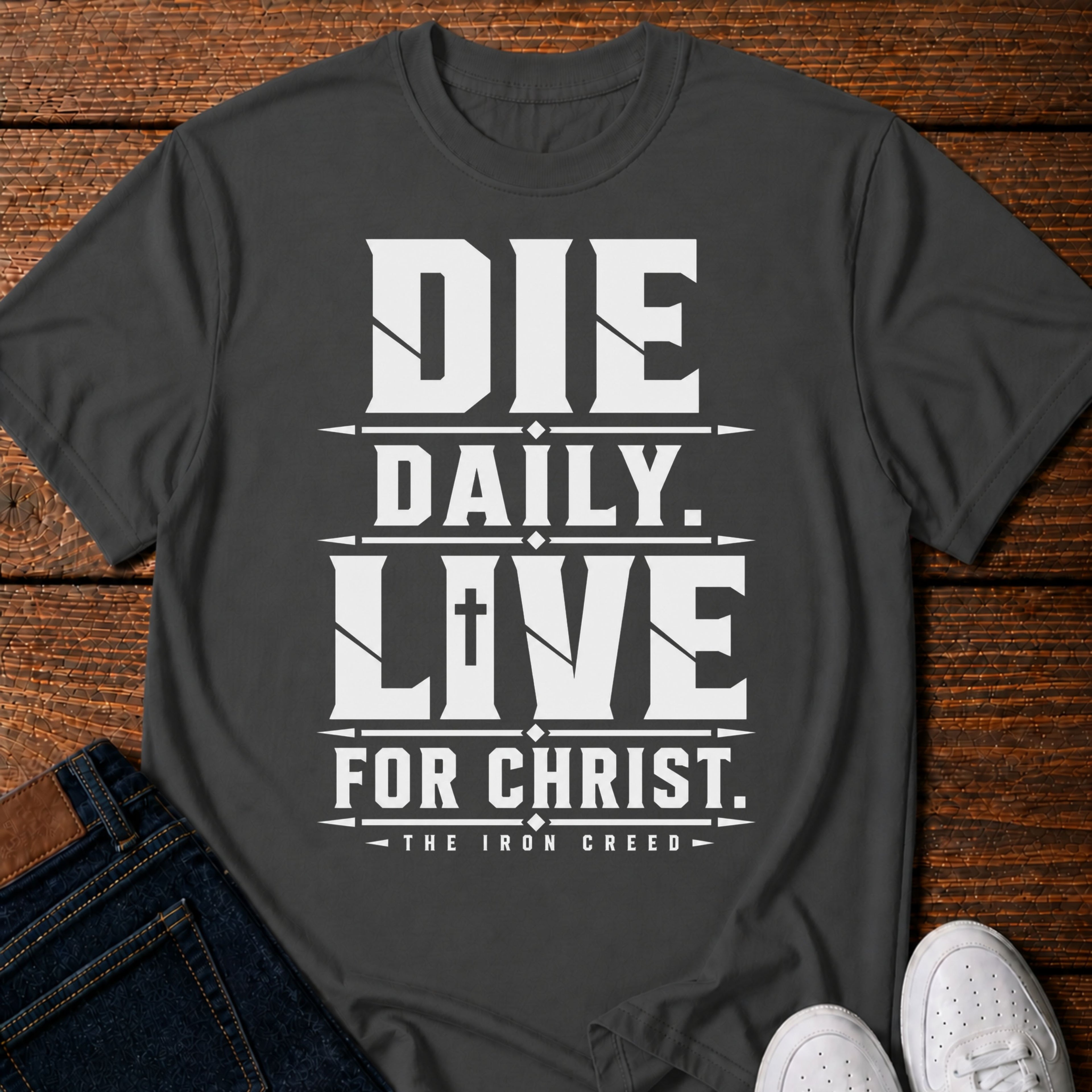 Die Daily. Live for Christ. T-Shirt