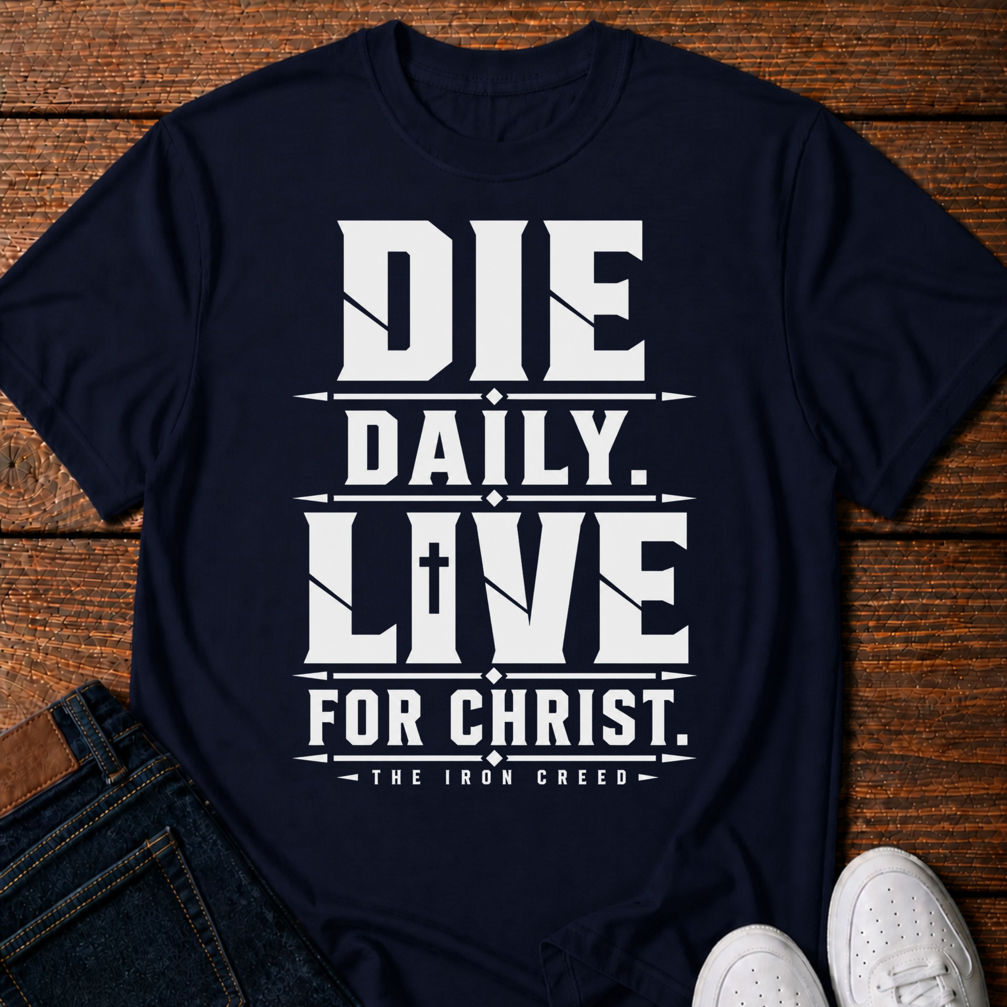 Die Daily. Live for Christ. T-Shirt