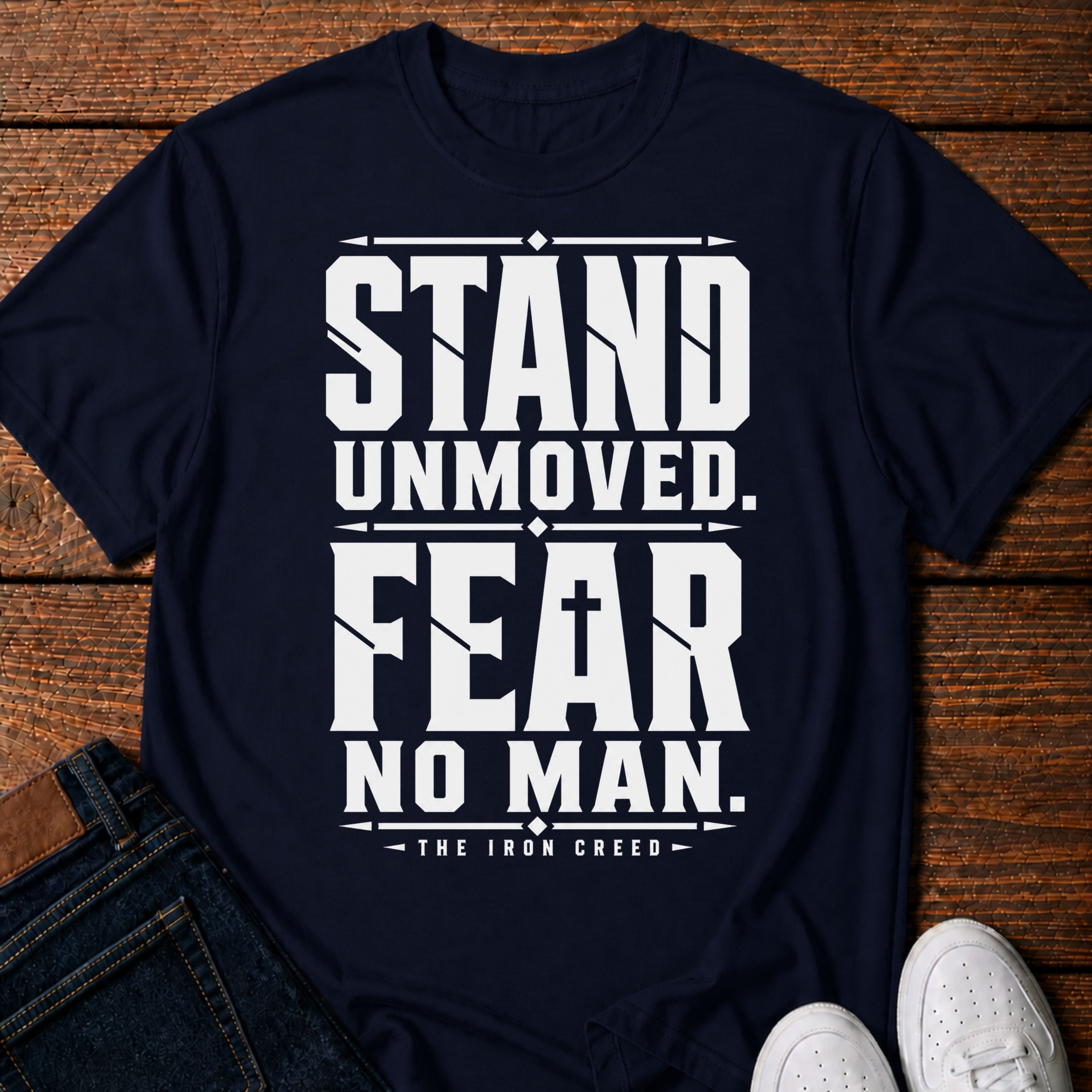 Stand Unmoved. Fear No Man T-Shirt